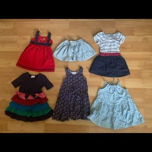 Hanna Andersson Summer Dress Lot Bundle Size 90